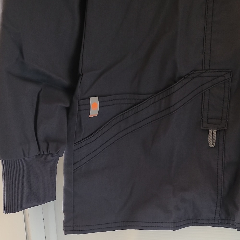 Code Happy Pewter Scrub Jacket - Picture 2 of 3